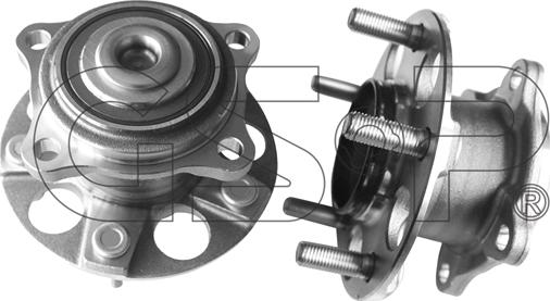 GSP 9400165 - Ступица колеса, поворотный кулак parts5.com