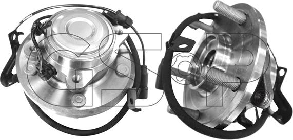 GSP 9400179 - Комплект подшипника ступицы колеса parts5.com