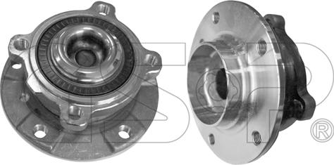 GSP 9400170 - Ступица колеса, поворотный кулак parts5.com