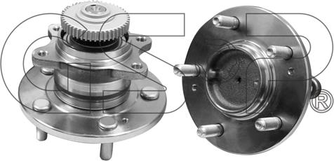 GSP 9400340 - Комплект подшипника ступицы колеса parts5.com