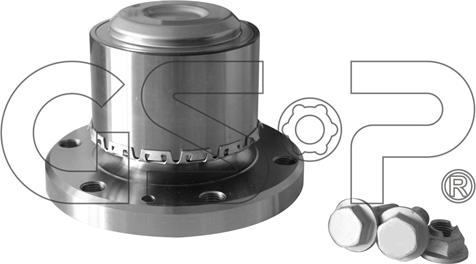 GSP 9400353K - Комплект подшипника ступицы колеса parts5.com