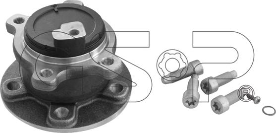 GSP 9400253K - Комплект подшипника ступицы колеса parts5.com