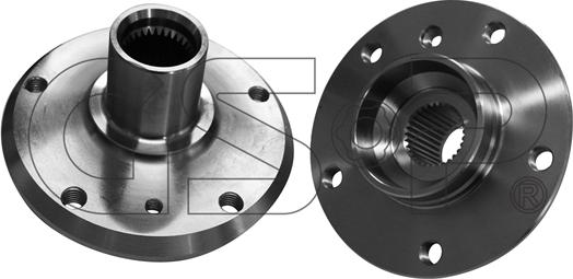 GSP 9430024 - Ступица колеса, поворотный кулак parts5.com