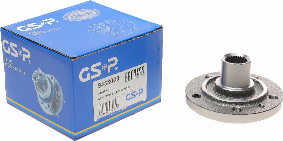 GSP 9438009 - Ступица колеса, поворотный кулак parts5.com