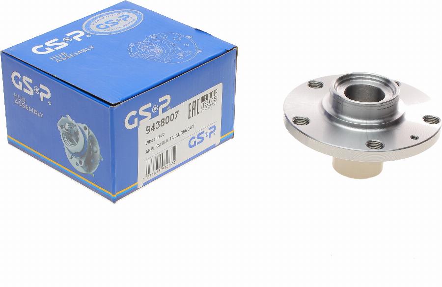 GSP 9438007 - Ступица колеса, поворотный кулак parts5.com