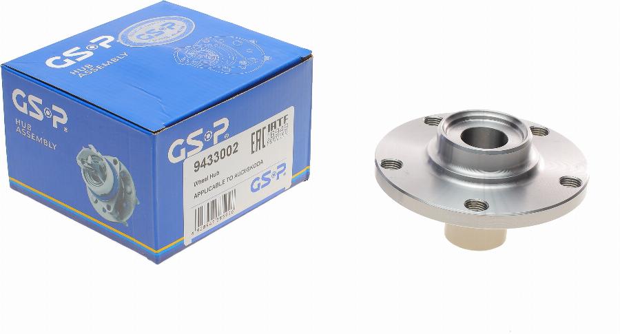 GSP 9433002 - Ступица колеса, поворотный кулак parts5.com