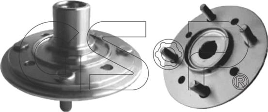 GSP 9425001 - Ступица колеса, поворотный кулак parts5.com