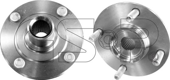 GSP 9425033 - Ступица колеса, поворотный кулак parts5.com