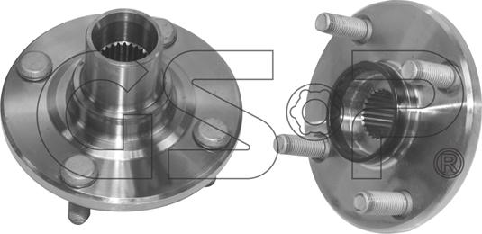 GSP 9426021 - Ступица колеса, поворотный кулак parts5.com