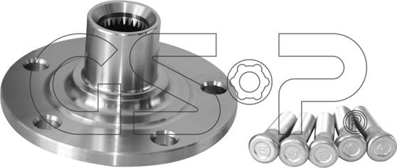 GSP 9428015K - Ступица колеса, поворотный кулак parts5.com