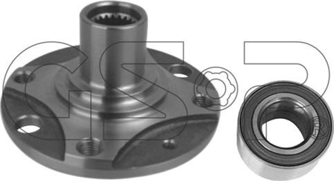 GSP 9422006K - Ступица колеса, поворотный кулак parts5.com