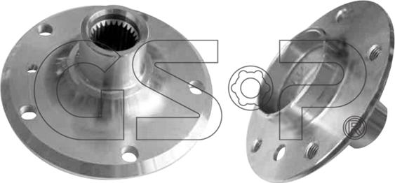 GSP 9427011 - Ступица колеса, поворотный кулак parts5.com