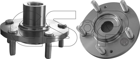 GSP 9427021 - Ступица колеса, поворотный кулак parts5.com