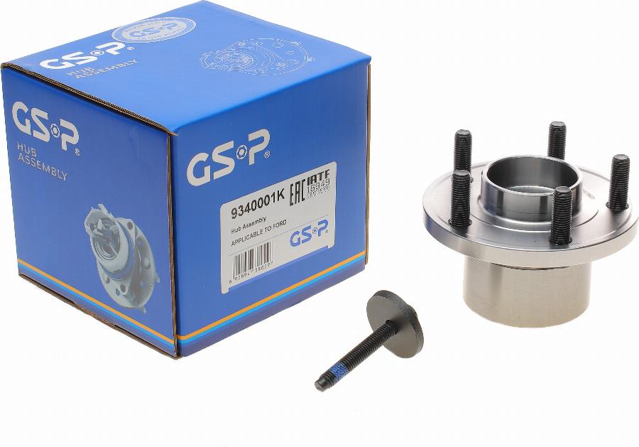 GSP 9340001K - Комплект подшипника ступицы колеса parts5.com