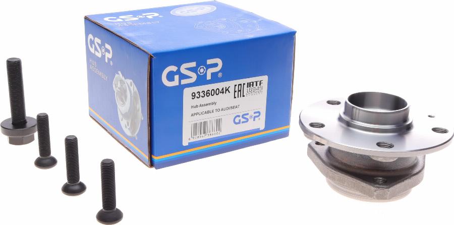 GSP 9336004K - Комплект подшипника ступицы колеса parts5.com