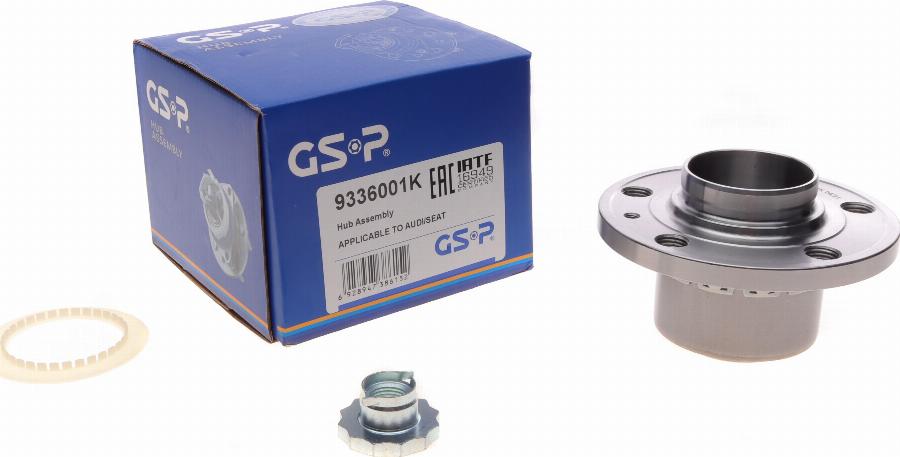 GSP 9336001K - Комплект подшипника ступицы колеса parts5.com