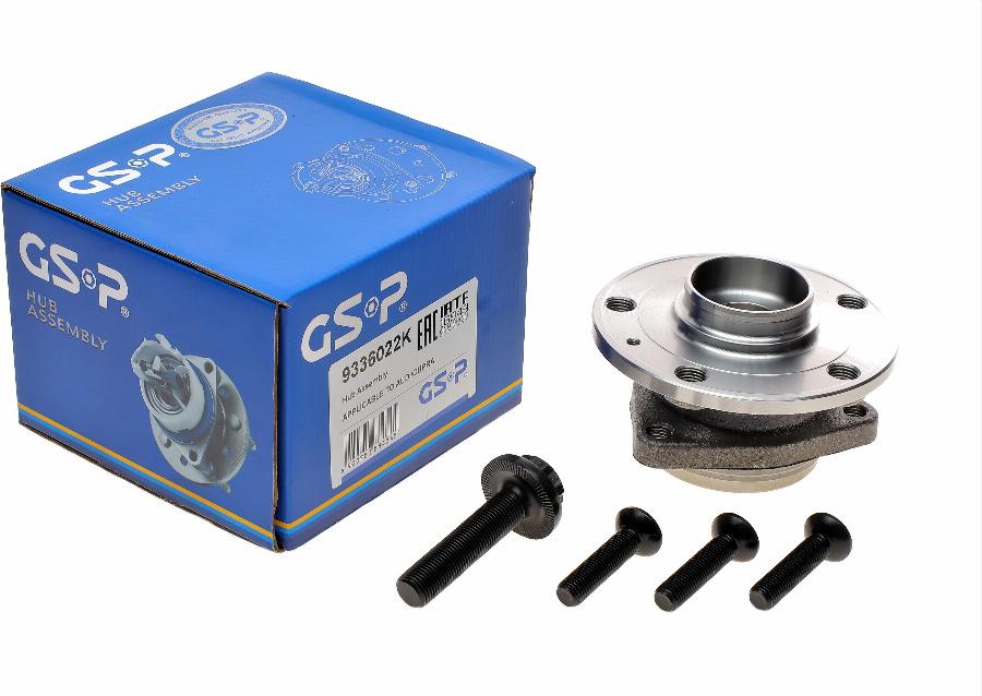 GSP 9336022K - Комплект подшипника ступицы колеса parts5.com