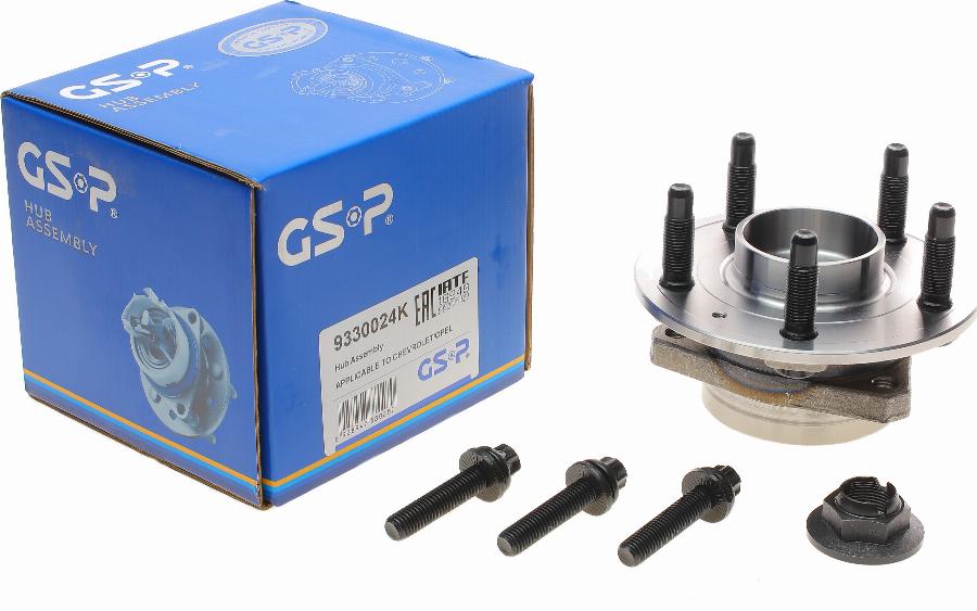 GSP 9330024K - Wheel hub, bearing Kit parts5.com