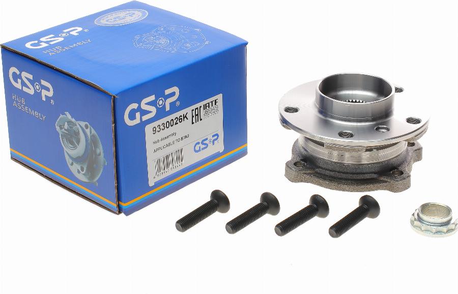 GSP 9330026K - Комплект подшипника ступицы колеса parts5.com