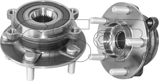 GSP 9331008 - Комплект подшипника ступицы колеса parts5.com