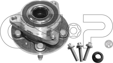 GSP 9333080K - Ступица колеса, поворотный кулак parts5.com