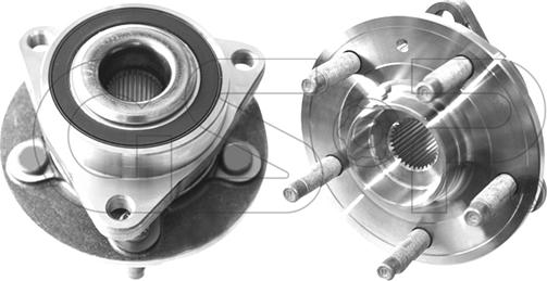 GSP 9333080 - Комплект подшипника ступицы колеса parts5.com