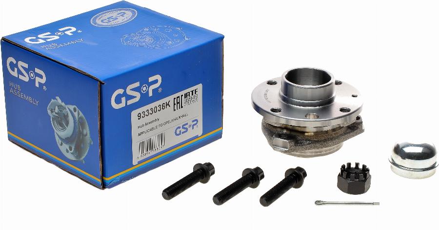 GSP 9333036K - Ступица колеса, поворотный кулак parts5.com