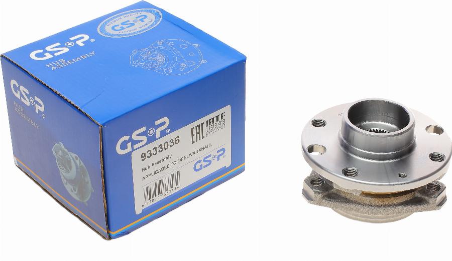 GSP 9333036 - Комплект подшипника ступицы колеса parts5.com