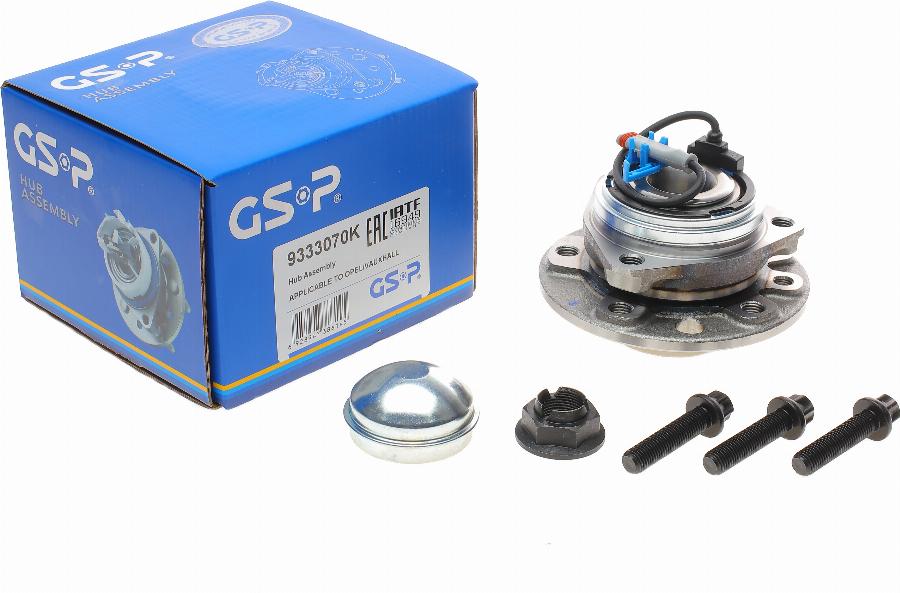 GSP 9333070K - Комплект подшипника ступицы колеса parts5.com