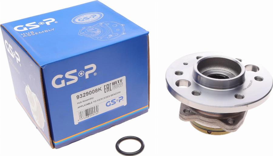 GSP 9329008K - Комплект подшипника ступицы колеса parts5.com