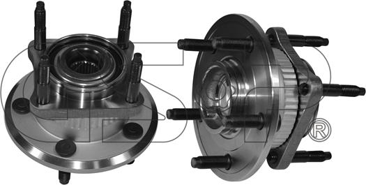 GSP 9329007 - Комплект подшипника ступицы колеса parts5.com