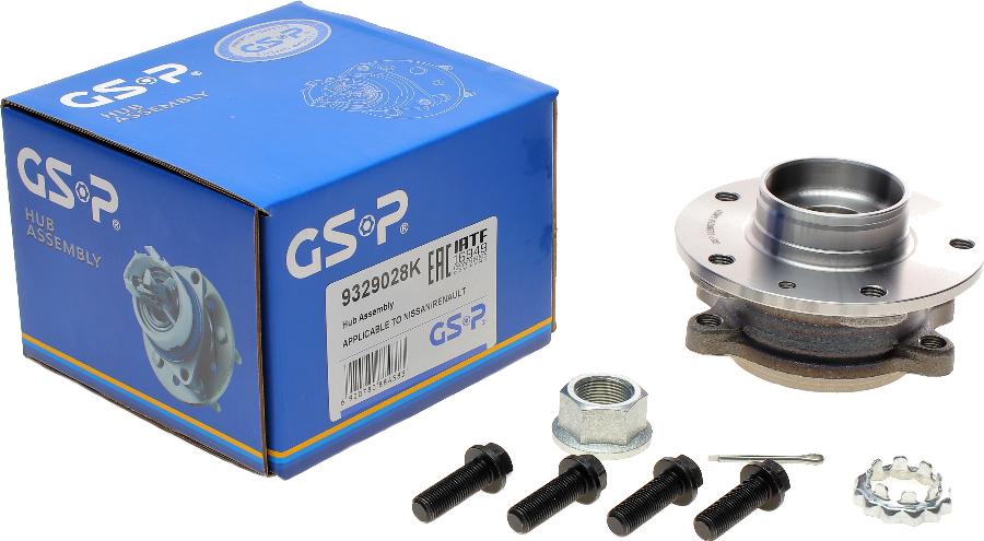 GSP 9329028K - Комплект подшипника ступицы колеса parts5.com