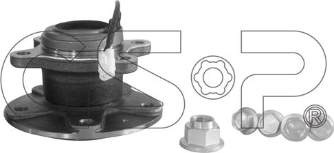 GSP 9324003K - Комплект подшипника ступицы колеса parts5.com