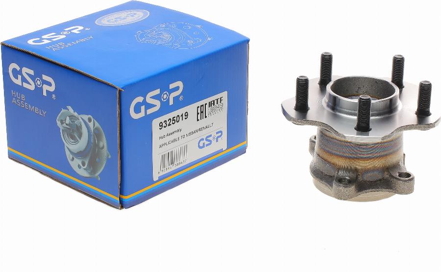 GSP 9325019 - Комплект подшипника ступицы колеса parts5.com