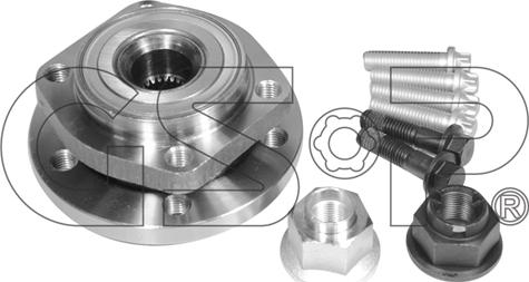 GSP 9326004K - Комплект подшипника ступицы колеса parts5.com