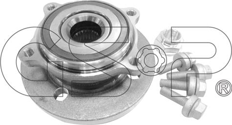 GSP 9326031K - Комплект подшипника ступицы колеса parts5.com