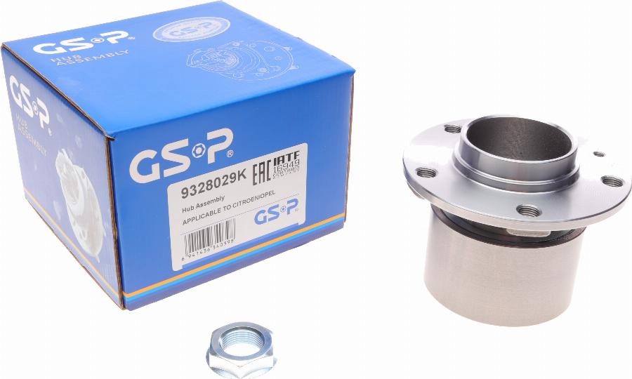 GSP 9328029K - Комплект подшипника ступицы колеса parts5.com