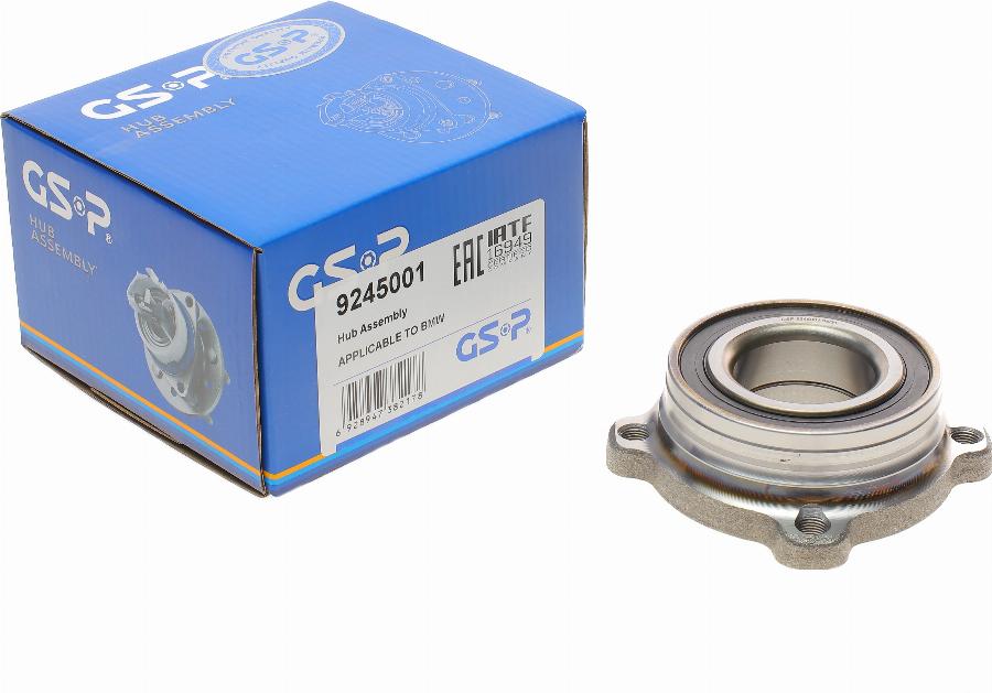 GSP 9245001 - Ступица колеса, поворотный кулак parts5.com