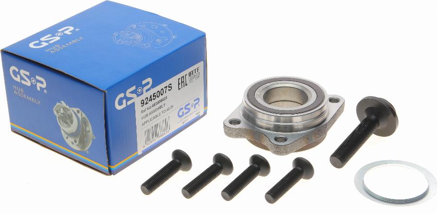 GSP 9245007S - Комплект подшипника ступицы колеса parts5.com