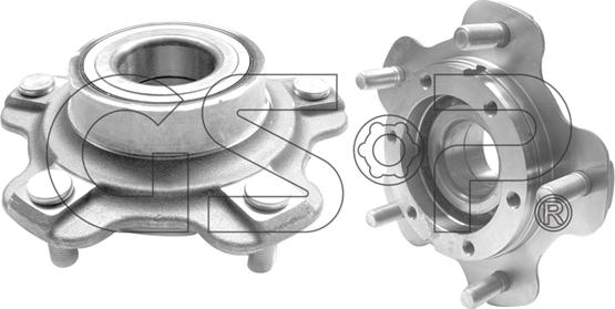 GSP 9241001 - Комплект подшипника ступицы колеса parts5.com