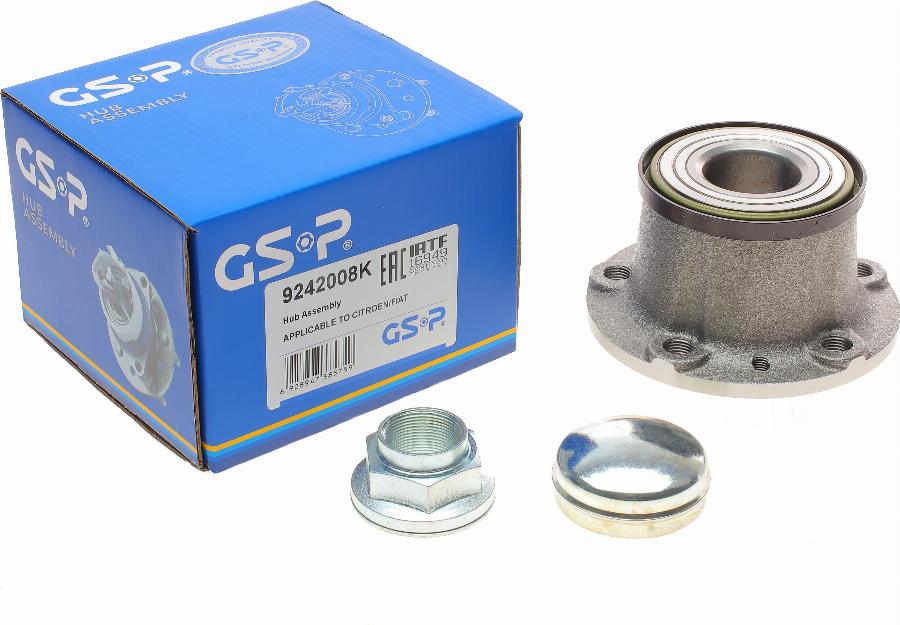 GSP 9242008K - Комплект подшипника ступицы колеса parts5.com