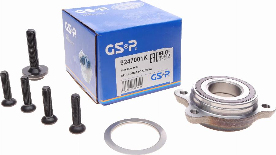 GSP 9247001K - Комплект подшипника ступицы колеса parts5.com