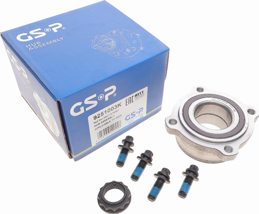 GSP 9251003K - Комплект подшипника ступицы колеса parts5.com