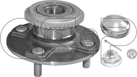 GSP 9230039K - Комплект подшипника ступицы колеса parts5.com