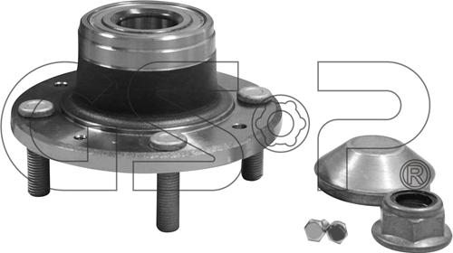 GSP 9230071K - Комплект подшипника ступицы колеса parts5.com