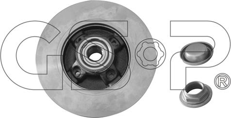 GSP 9230148K - Тормозной диск parts5.com