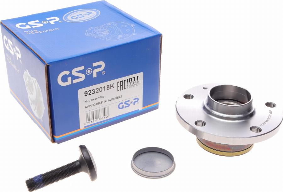 GSP 9232018K - Комплект подшипника ступицы колеса parts5.com