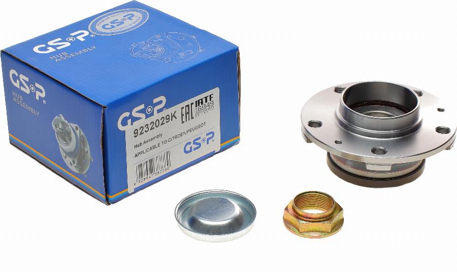 GSP 9232029K - Ступица колеса, поворотный кулак parts5.com