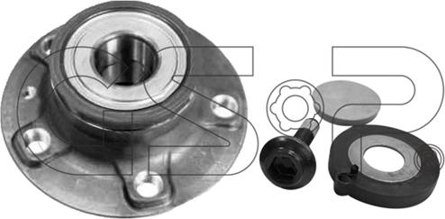 GSP 9232026K - Комплект подшипника ступицы колеса parts5.com