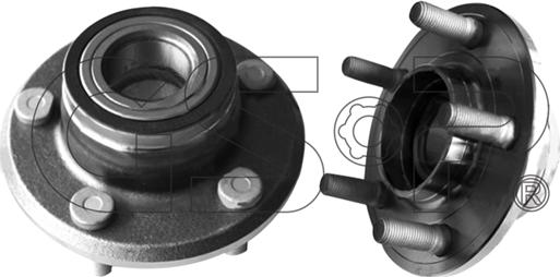 GSP 9237013 - Ступица колеса, поворотный кулак parts5.com